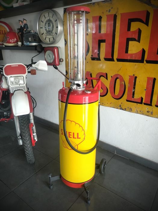 Bomba gasolina Shell antiga 2T