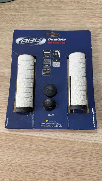 Gripy rowerowe BBB BHG-07 – białe / czarne