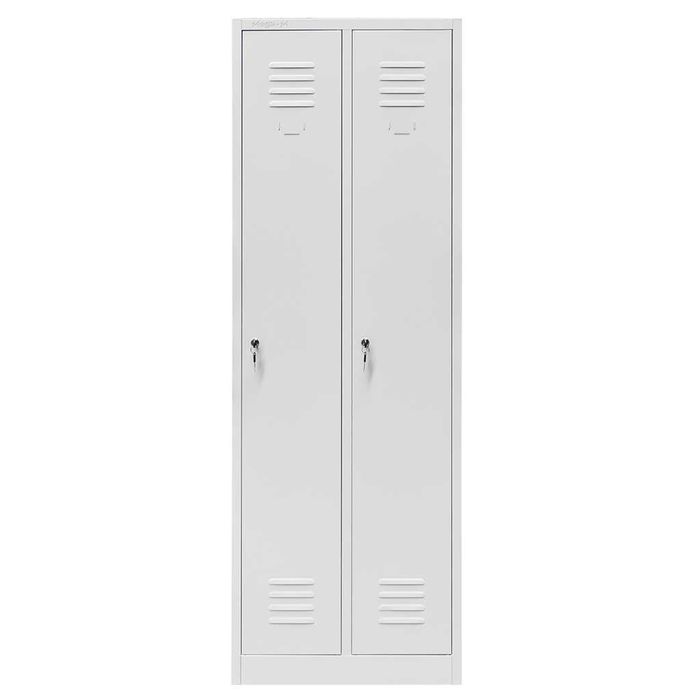 Szafka BHP pracownicza ubraniowa metalowa 2-drzwiowa zamykana S-60cm