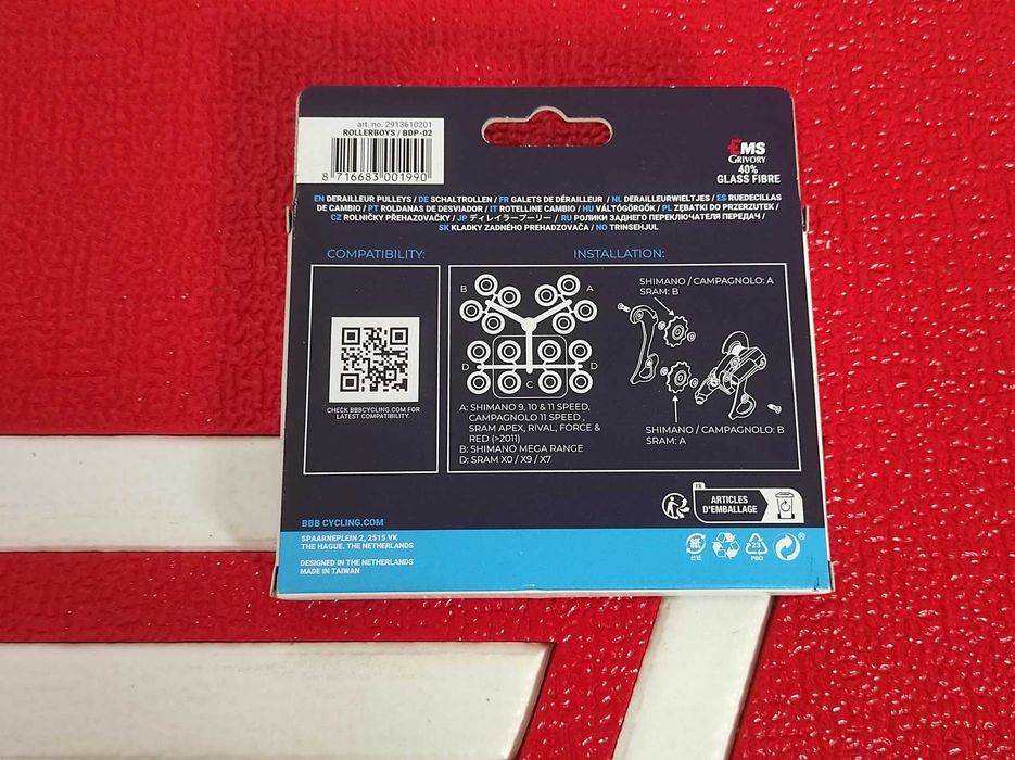 Kółka przerzutki BBB RollerBoys BDP-02 11T łożyska CrMo NOWE
