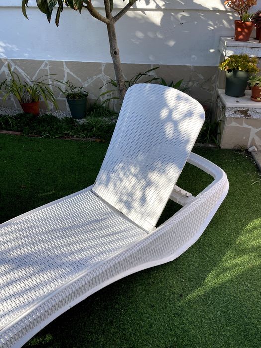 Espreguiçadeira, móveis de jardim,