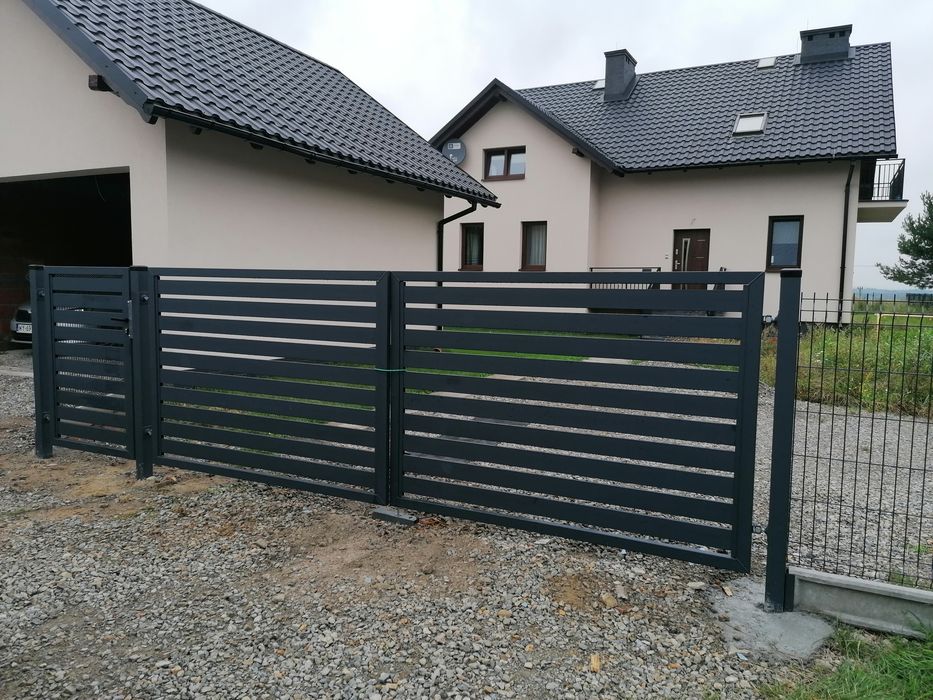 Ogrodzenia panelowe, gabionowe ,horyzontalne, bramy, montaż