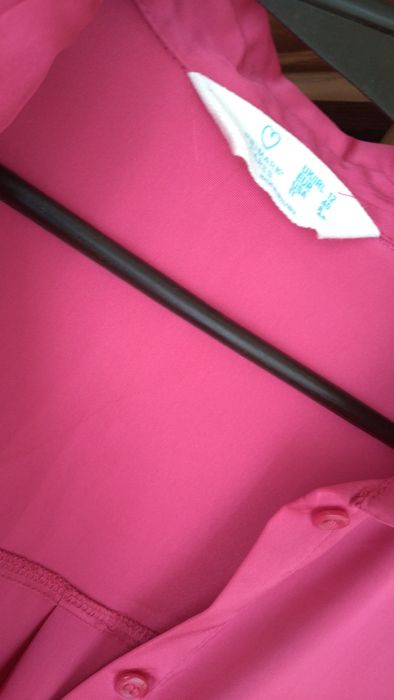 Elegancka bluzka koszulowa Primark 40 amarant