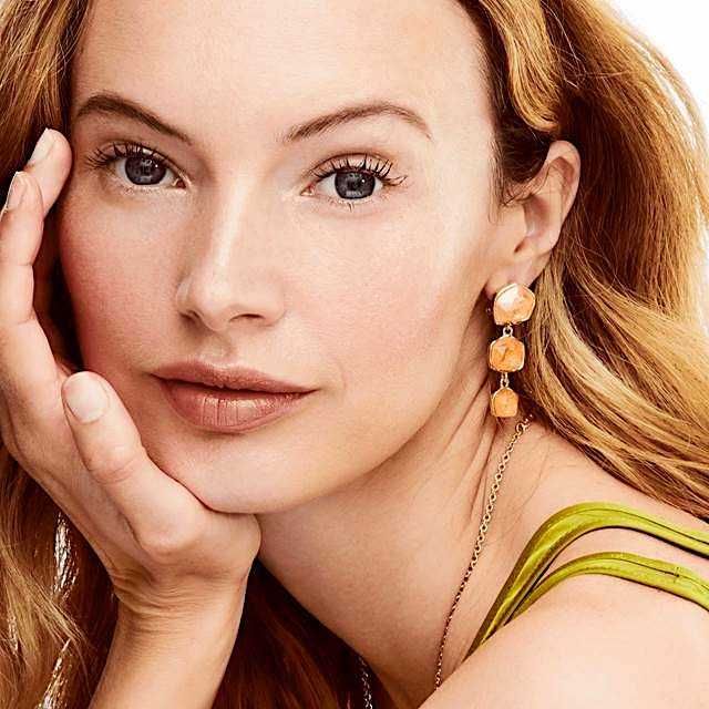 Brincos 6 Pedras Quartzo Amarelo (Novo Ainda Selado)