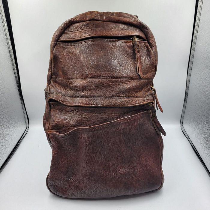 Plecak Skóra Vintage made in USA Kalifornia Unikat!