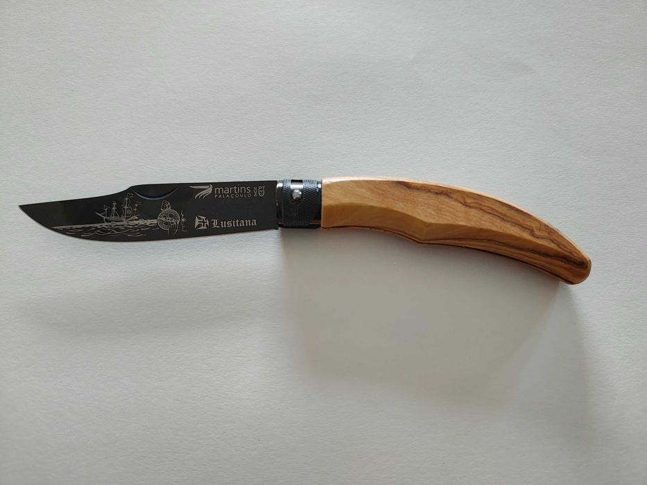 Navalha ellegance lisitana + bolsa  f. TITÂNIO Martins