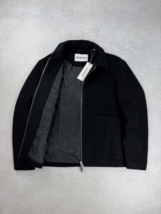 Han kjobenhavn zip boxy jacket black чоловіча куртк
