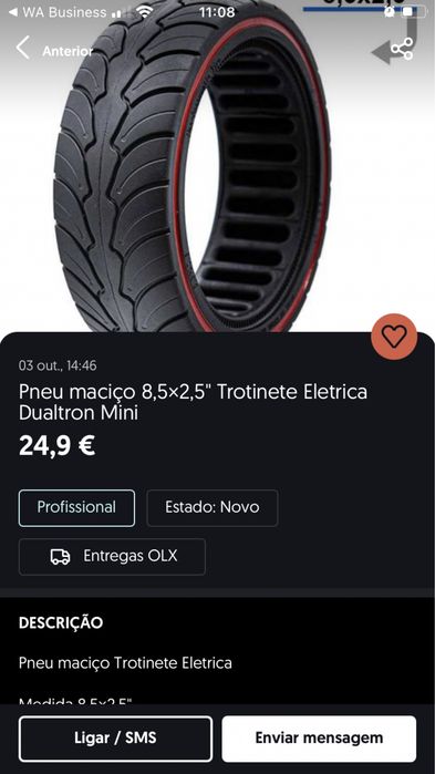 Vendo pneu anti furo
