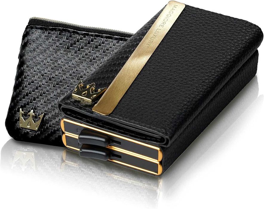 Maggiore Luxury Luksusowy portfel na karty z blokadą RFID