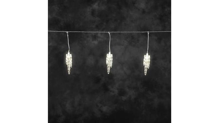 Girlanda lampki 20 led kurtyna sople 4m kolor biały