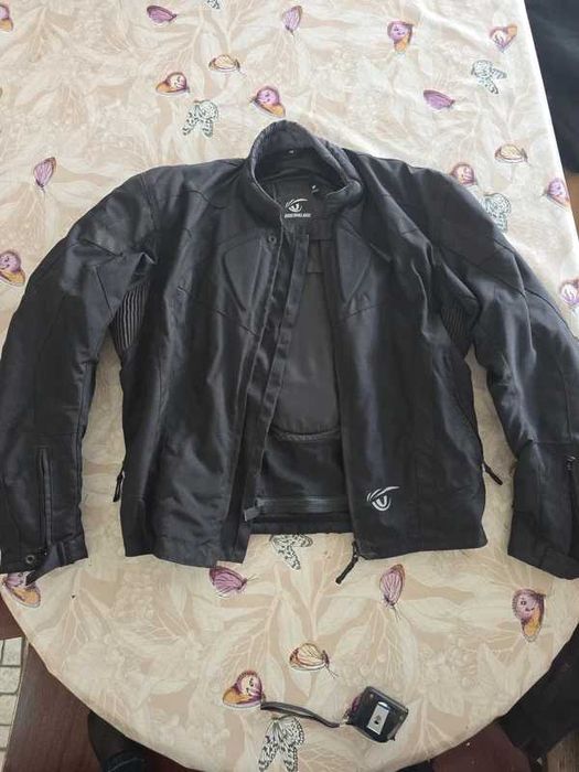 casaco preto para andar de mota / motociclo para verão e inverno da marca drenaline