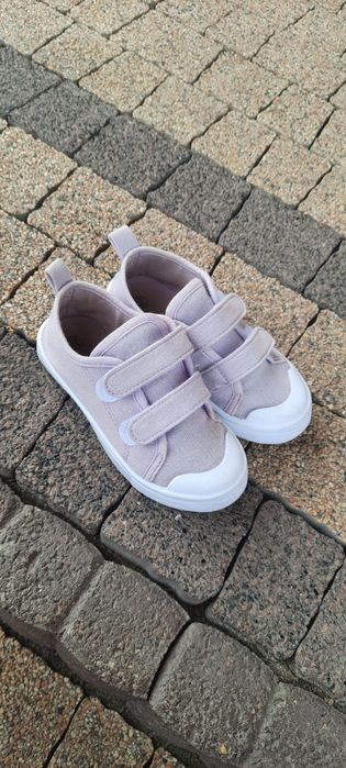 Fioletowe trampki dla dziewczynki na rzepy 26