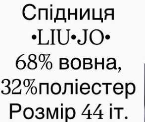 Спідниця в комплекті з пальто