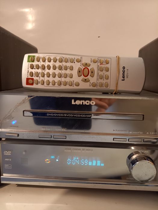 Radio z FM, CD DVD MP3 LENCO z pilotem. Okazja  !!!