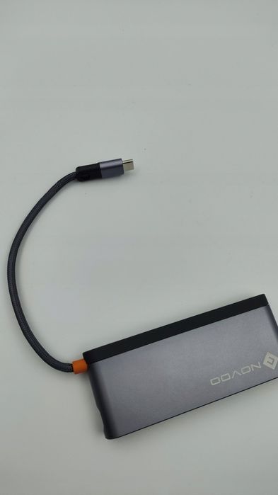 NOVOO USB C HUB podwójny adapter  6W1 HDMI 4K KONCENTRATOR 980