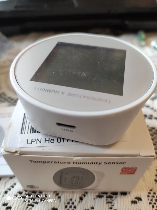 Цифровой Zigbee термометр – гигрометр Tuya с ЖК-дисплеем