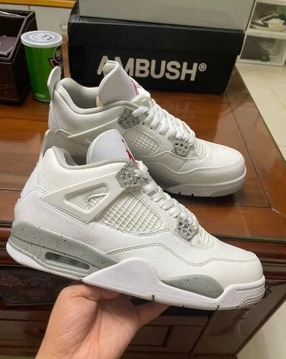 Jordan 4 Retro White Oreo r.42
