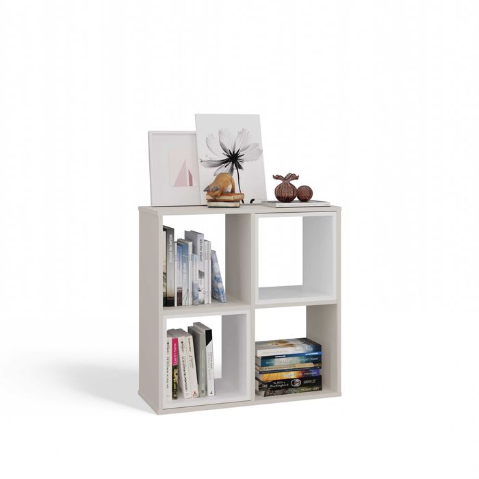 REGAŁ Komorowy MALAX 2x2 Szafka Półki GLINA lub KASZMIR