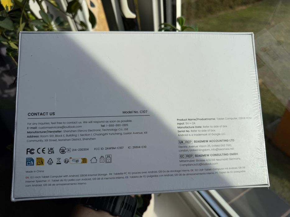 Tablet Whitedeer (10″ / Android / Wi-Fi / Bluetooth) czarny TOMI-TECH