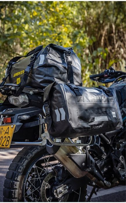 Сумки кофри на багажник GMBiker мотоцикл бокові 30л +66 л