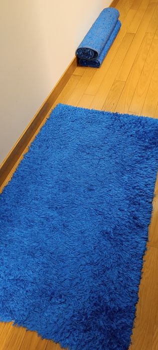 Tapete  180x50 cor azul