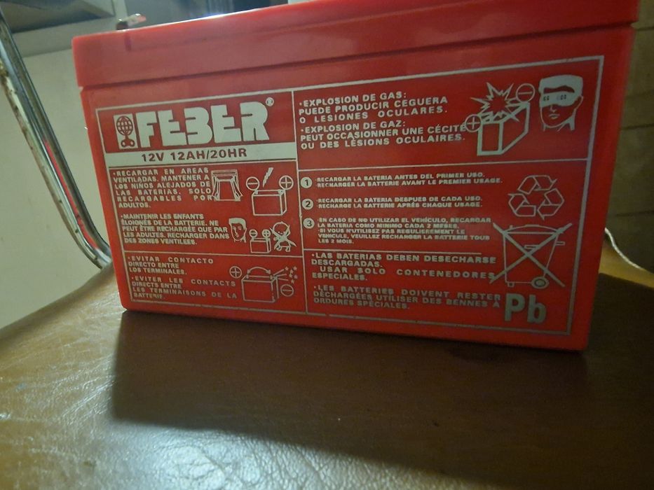 Bateria para trotinete ou mota eletrica mais antiga