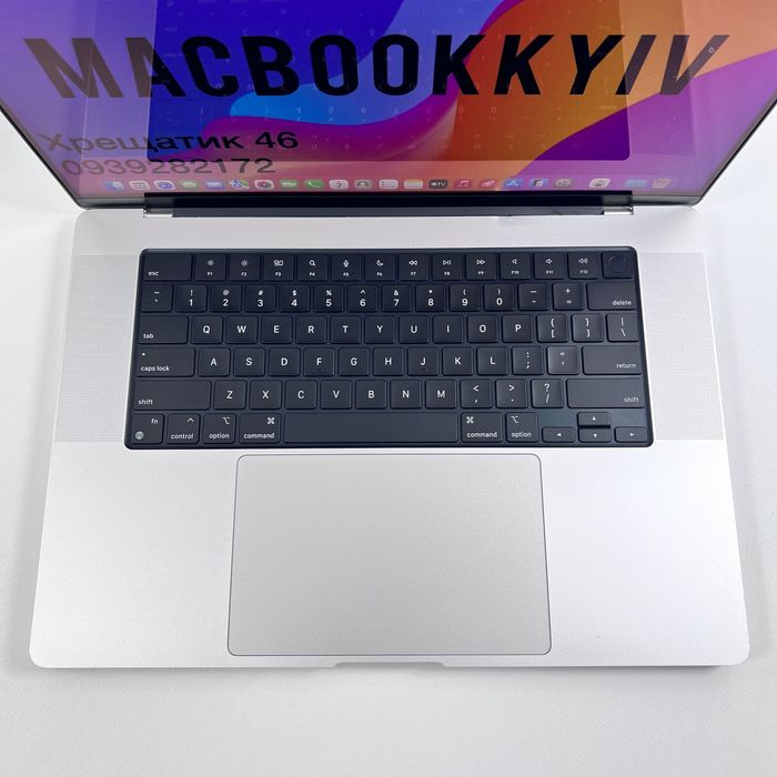 MacBook Pro 16 2021 M1 Pro 32GB RAM 512GB SSD Silver ГАРАНТІЯ МАГАЗИН