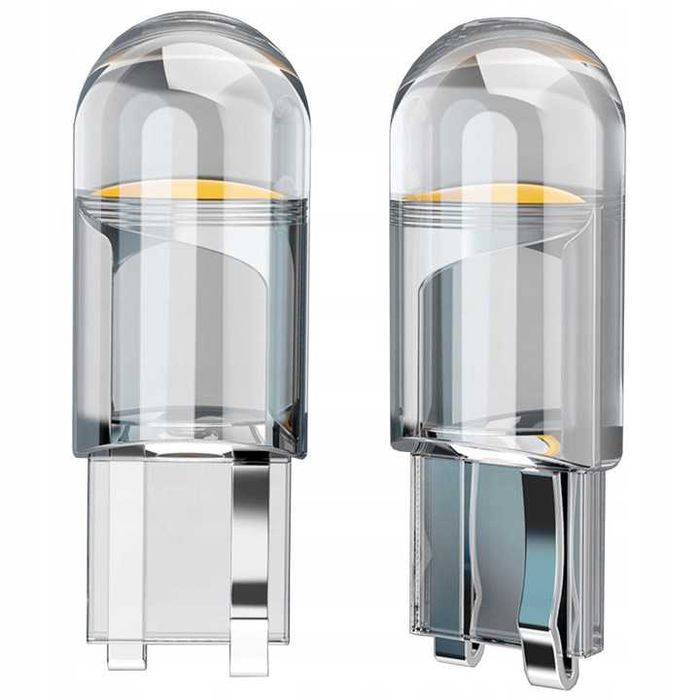 Krystaliczna ŻARÓWKA LED W5W 2 sztuki COB 360 T10 postojowa kierunkows
