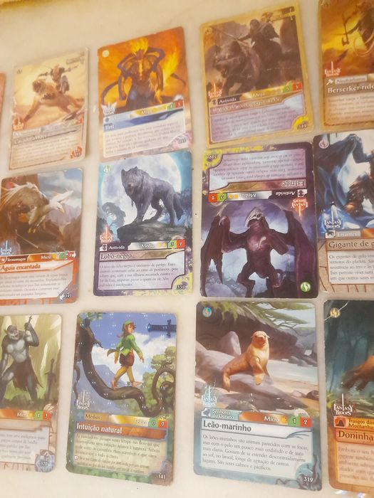 Conjunto de 24 Cartas Coleccionáveis Fantasy Riders