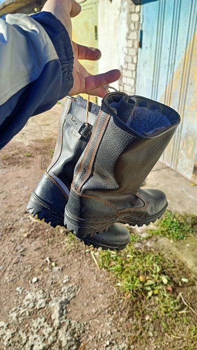 Сапоги рабочие кирзовые утеплённые зимние новые!