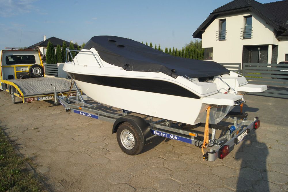 NOWA łodź motorowa scalar 525 kabinowa z wyposażeniem