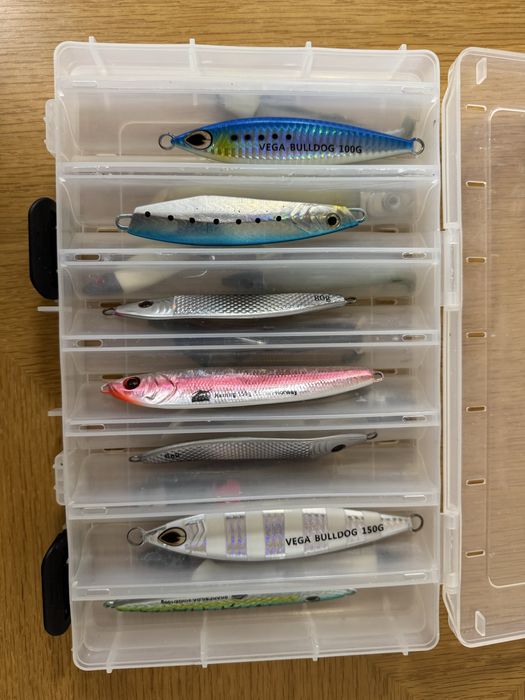 Caixa amostras pesca