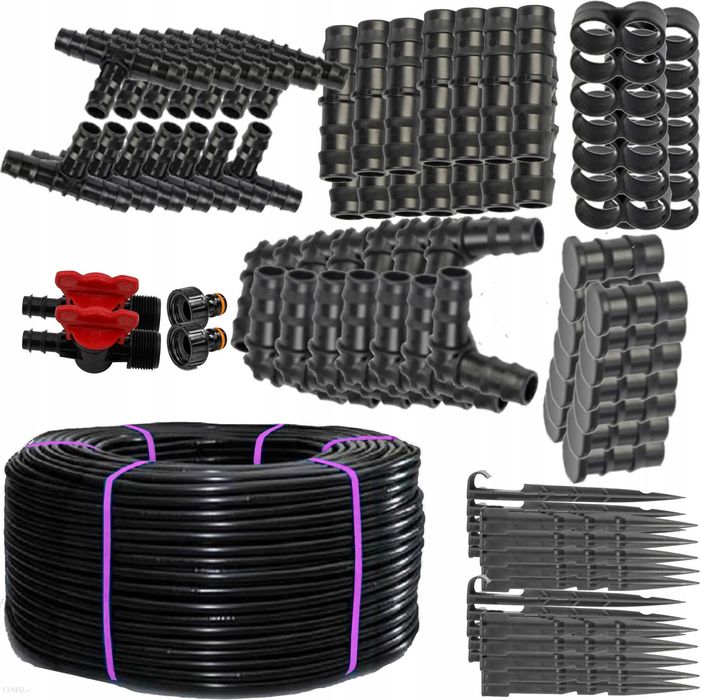 Linia kroplująca nawadnianie 16mm 400m 33cm Borówka Malina Truskawka