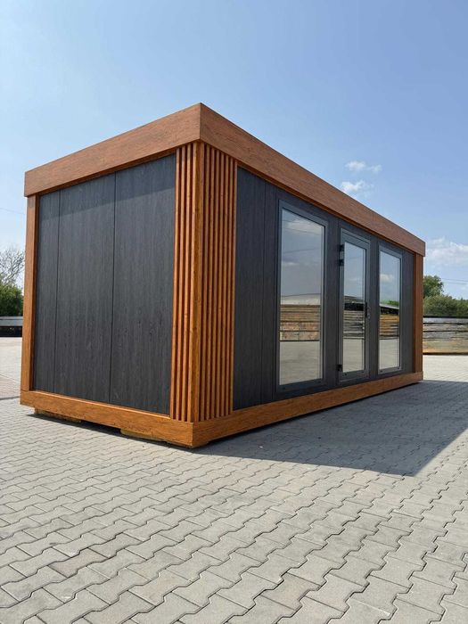 Pawilon mieszkalny 7x2,90 m Kontener biurowo-handlowy Lamele