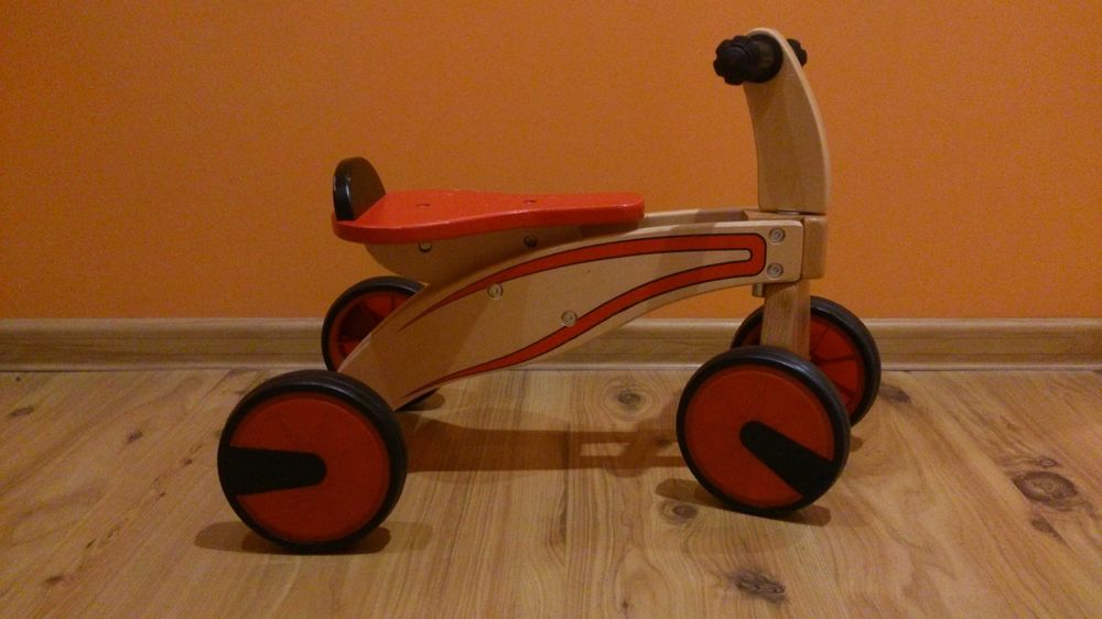 Rowerek drewniany biegowy