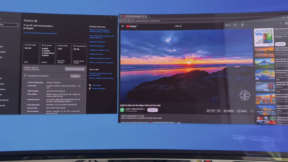 PC Gaming / Workstation i7 + GTX 1650 | 20GB RAM | SSD 1TB | Impecável