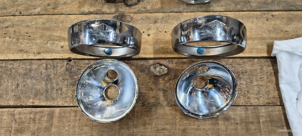 Aros farol Miller/Mil/espelhos/vidros bicicleta pasteleira