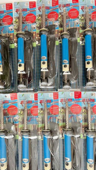 Паяльник з олововідсмоктувачем HWY-842 синій [220В, 30Вт]