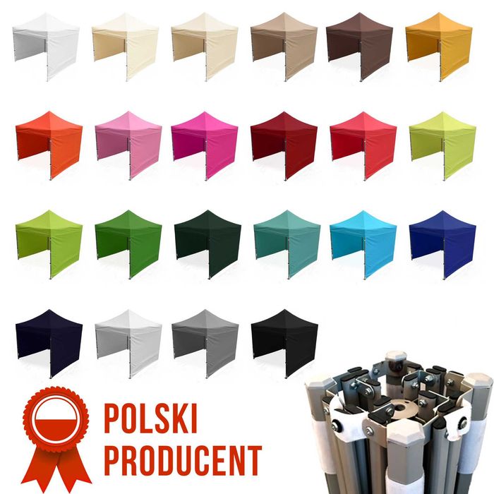Polski Namiot Ekspresowy Handlowy 3x3 H35