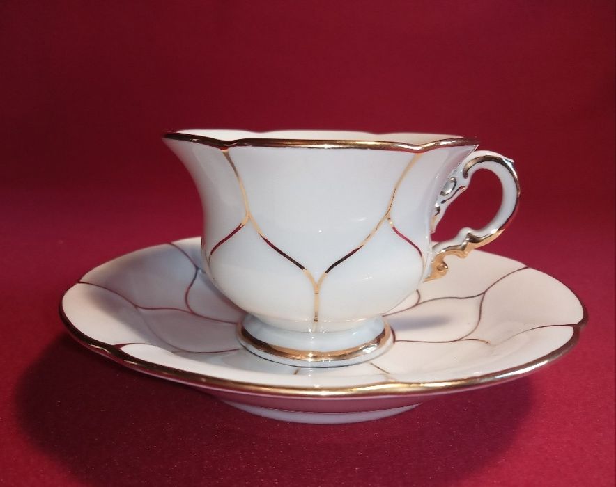 Filiżanka ze spodkiem do mokki B form Miśnia (Meissen)