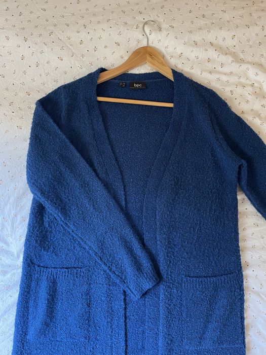 Sweter granatowy damski