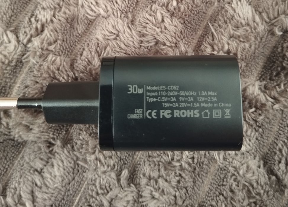 Блок  адаптер швидка зарядка Essager 30w + кабель 60w