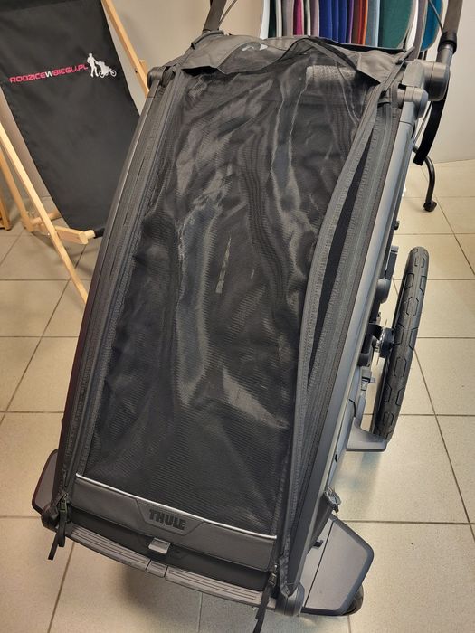 Front moskitiera pojedyncza przyczepka rowerowa Thule Chariot G3