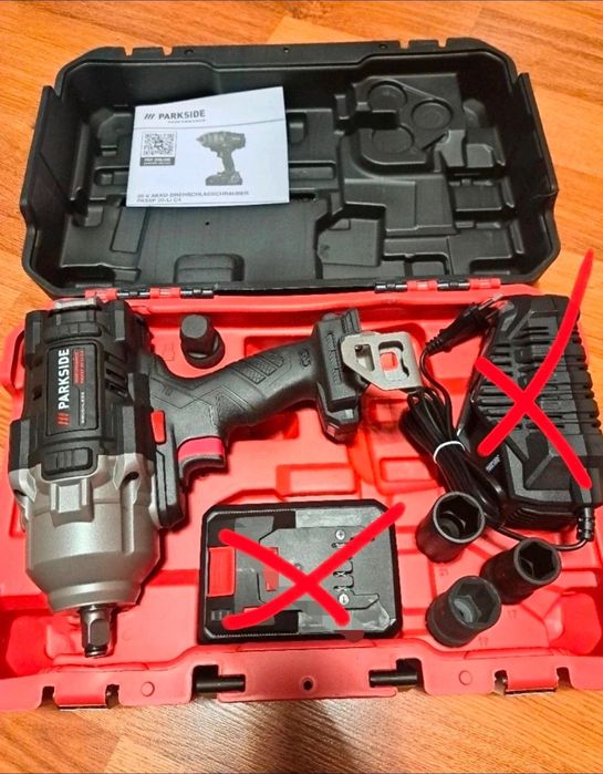 Parkside Performanse Akumulatorowy klucz udarowy, 20 V, PASSP 20-Li C4