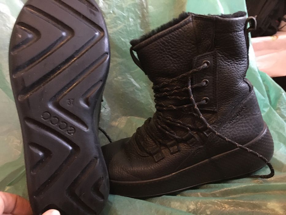 Продам шкіряні сапоги.