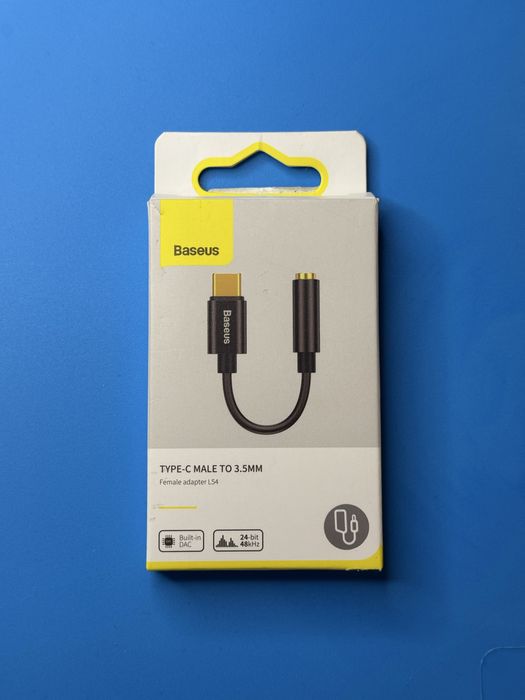 Перехідник Baseus USB-C M to 3.5mm