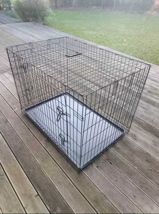 KLATKA METALOWA DLA PSA kennelowa składana zamykana XL 93CM kojec NOWY