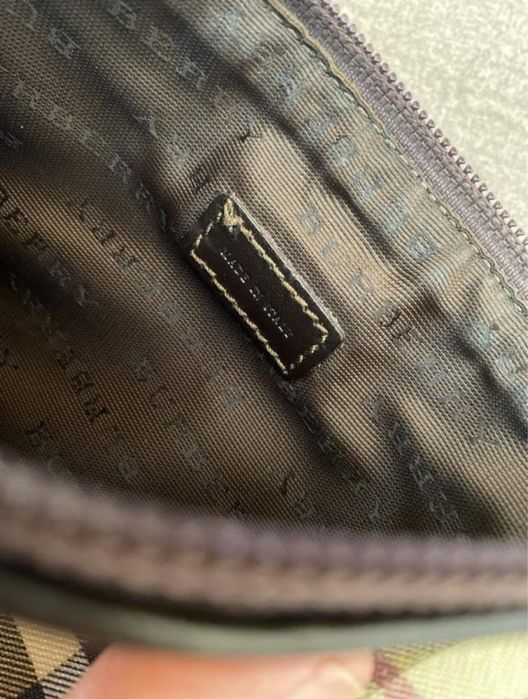 burberry nova check  косметичка сумка з покриттям