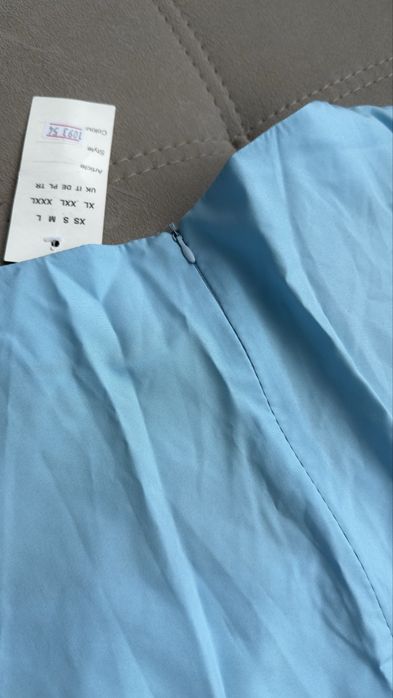 НОВА жіноча блакитна сукня весна літо 52-54 розмір, плаття з вишивкою