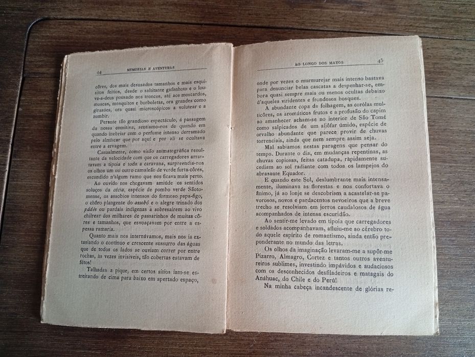 livro "Memórias e Aventuras: Reminiscências Autobiográficas"